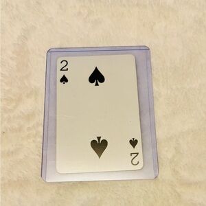 Tiffany & Co. Floral Playing Card Number 2 EUC